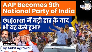 Aam Aadmi Party becomes National Party | Know How & Why? | Polity | UPSC