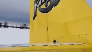 Kitfox Ski Flying Fun