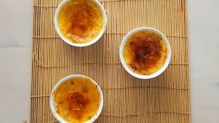 토치없이 크렘브륄레 만들기 Making creme brulee #크렘브륄레만들기