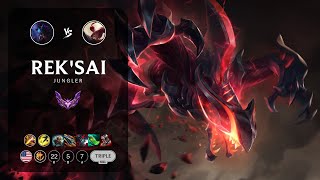 Rek'Sai Jungle vs Lee Sin - NA Master Patch 14.1