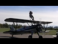 wing walking kirk wicker chuck tippett @ 2015 culpeper air fest.