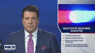16 arrested in multi-state drug ring; officers seize guns, drugs and 100,000 fentanyl pills | FOX 13