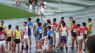 第55回 広島県高等学校新人陸上競技大会　男子4×400ｍリレー決勝