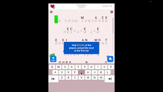 Cryptogram: The Solution For Level 219! - Step by Step Word Brain Puzzle