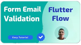 FlutterFlow form email validation