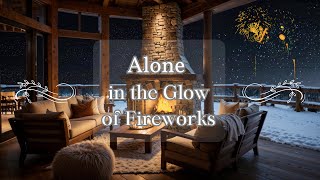 Alone Beneath the Fireworks: A Quiet Night for Reflection