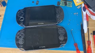 Trying to Fix  2 x Faulty Sony Playstation PS Vita 1000 model Consoles