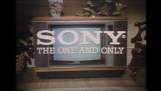 Sony XBR  Intro 1984