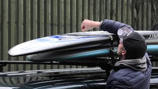 SUPboarder quick SUP tip / Twist your roof rack strap