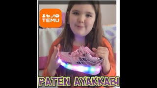 TEMU alışverişimiz. Paten ayakkabı harika!