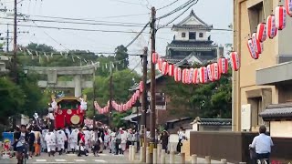 令和元年 大分県中津市 中津祇園祭り 引き出し 町内まわり