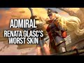 Admiral Renata works as a splash, not in the game || Best & Worst Skins