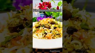 Mushroom Biryani recipe.@Desividesitaste #food #desi #trending  #dinner recipe Indians vegetarian