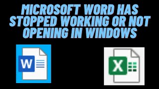 How to Fix Microsoft Word Has Stopped Working or Not Opening in Windows