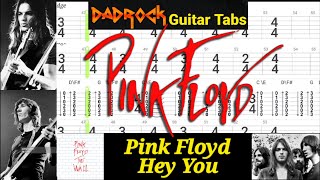 Hey You - Pink Floyd - Guitar + Bass TABS Lesson