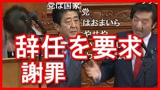 【面白国会中継】民進党・升田ｖｓ安倍晋三首相・稲田防衛大臣 辞任要求で謝罪