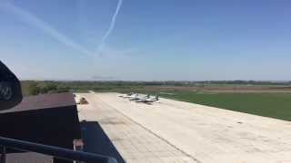 2 mig 29 low pass at Batajnica airport-By Luka