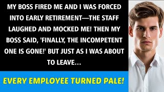 My Boss Forced Me Into Early Retirement, But As I Was About to Leave, Everyone Went Pale...\