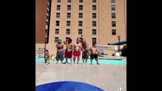 Micro Wrestler pool day!