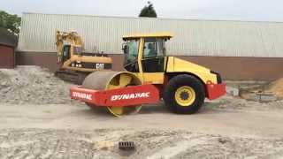 The amazing Dynapac CA302D compactor at work! 🚧