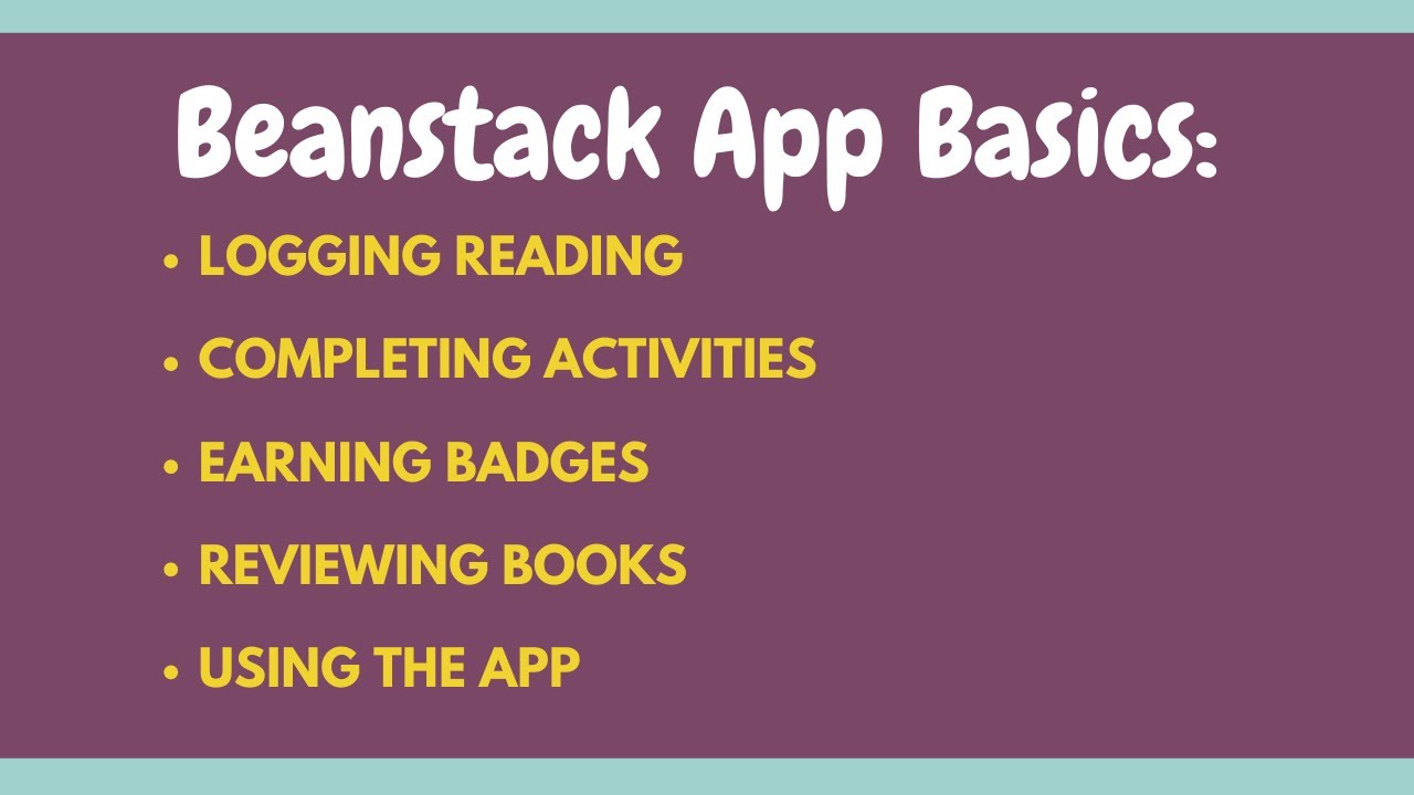 Beanstack App Basics Youtube