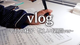 vlog ～週末音楽家の週末じゃない方。忙しい1週間ver～