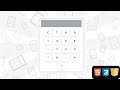 How To Create A Modern Calculator Using #html  #css #javascript