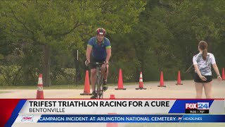 Bentonville hosts 13th annual triathlon funding multiple sclerosis research