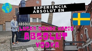 Visitando la fabrica y museo de ABSOLUT VODKA en  → SUECIA