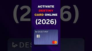 Destinycard Com Activate Quick Activation Tutorial 2026 Shorts