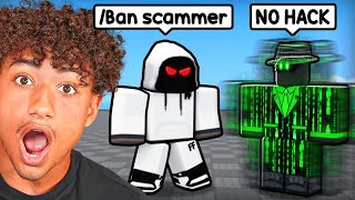 Exposing And BANNING SCAMMERS In Blade Ball