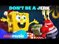 SpongeBob 'Don't Be A Jerk (It's Christmas)' Lyric Video! 🎁 | Nick Music