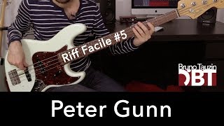 Riff Facile à la Basse #5 🎸Peter Gunn