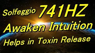 【741HZ】 Solfeggio Awaken Intuition / Helps in Toxin Release / Pure Miracle Tone/ Soothing Music
