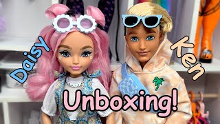 Barbie Dream Besties Ken \u0026 Daisy! Unboxing \u0026 Close-Up Details