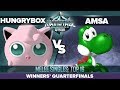 Hungrybox vs aMSa - Winners' Quarterfinals: Melee Singles Top 16 - Mainstage | Puff vs Yoshi