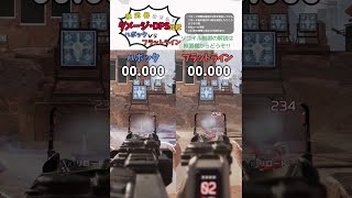 【APEX】強武器はどれ? ハボック vs フラットライン ダメージ・DPS比較 #Shorts