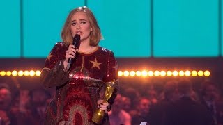 Adele's '25' wins MasterCard British Album of the Year | The BRIT Awards 2016