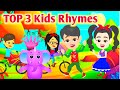 Top 3 Nursery Rhymes For Kids | Rain Rain Go Away | Finger Rhymes | Kids Song | Priya Kids Zone