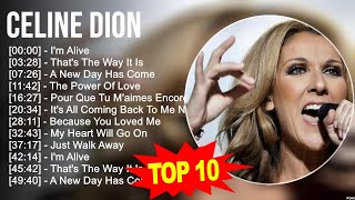 C e l i n e D i o n 2023 MIX ~ Top 10 Best Songs ~ Greatest Hits ~ Full Album