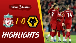 Liverpool 1-0 Wolves | Mane's goal sees out 2019 with a win | Highlights