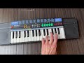 Working Casio SA-21 Tone Bank Electronic Keyboard