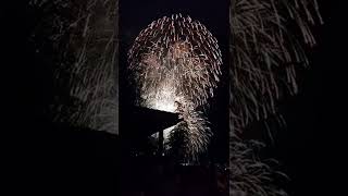 水都くらわんか花火大会 神社と御茶屋御殿から撮影