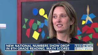 Student scores for reading, math fall nationwide