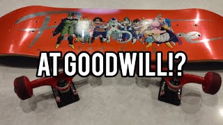 Thrift store Primitive X Dragon Ball skateboard review #skateboarding