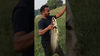 Spoon Fishing in fresh water for Patan fish (Wallago attu).