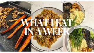 What I Eat in a Week | Veggie & Vegan Simple One Pan Dinners