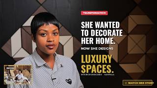 HOW DECORATING HER OWN HOME STARTED A WHOLE BUSINESS.