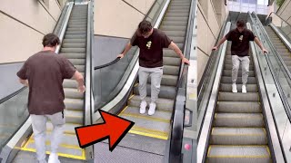 This ESCALATOR trick will SHOCK you!! - #Shorts