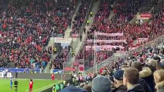 FC Bayern Fans HURENSOHN Plakete Gegen HOPP + Pyro in Hoffenheim   FC Bayern 0:6